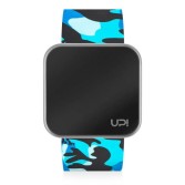 UPWATCH TOUCH MATTE SILVER&BLUE CAMOUFLAGE
