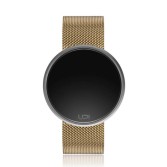 UPWATCH ROUND STEEL SILVER&GOLD TWO TONE