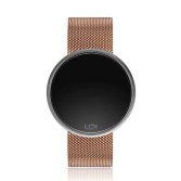 UPWATCH ROUND STEEL SILVER&ROSE TWO TONE