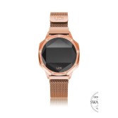 UPWATCH ICONIC ROSE GOLD SET WITH SWAN TOPAZ LOOP BAND