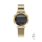 UPWATCH ICONIC GOLD SET WITH SWAN TOPAZ LOOP BAND